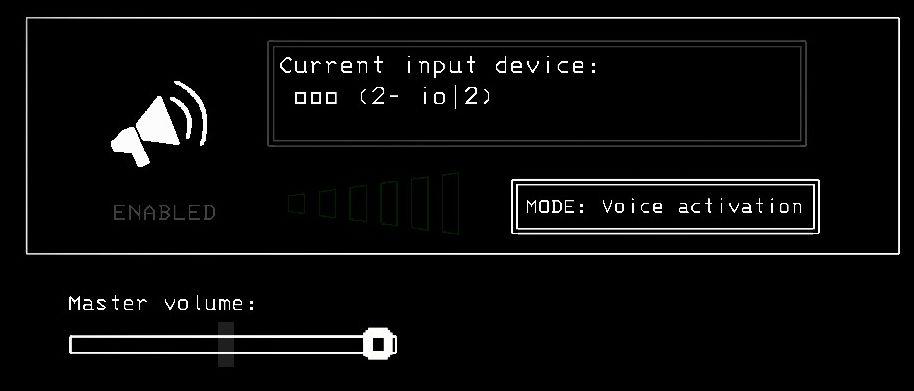 sound settings, input can be voice activated from Lethal Company UI screenshot (English)