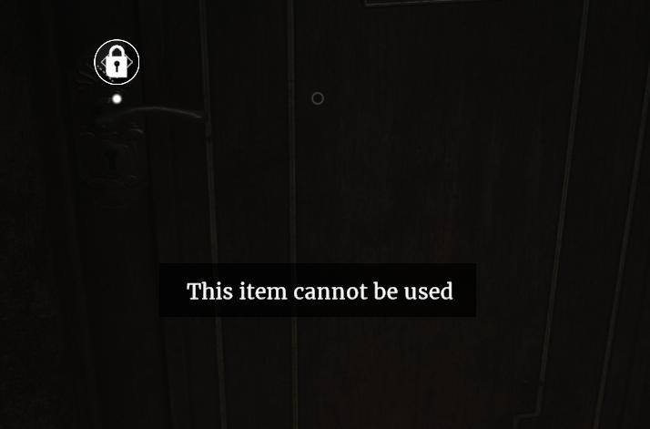 item cannot be used from Maid of Sker UI screenshot (English)