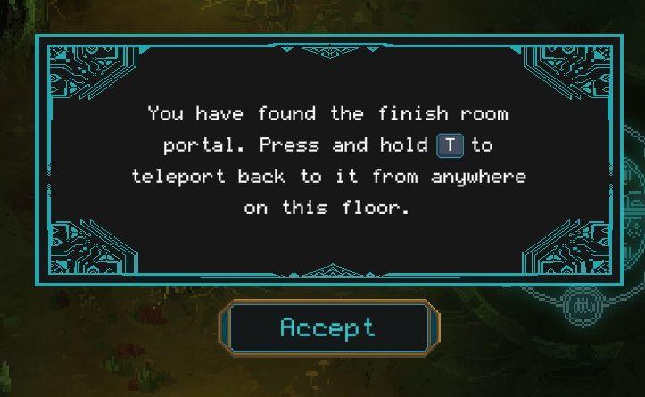 finish room (teleport) from Children of Morta UI screenshot (English)