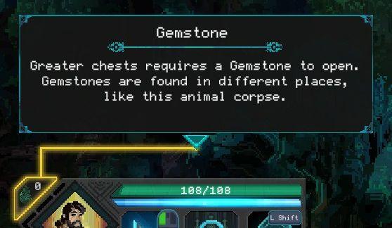 gemstone from Children of Morta UI screenshot (English)