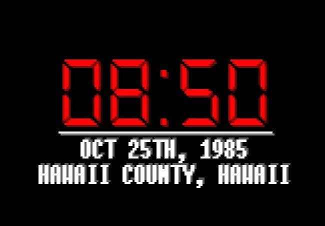 timestamp, hawaii from Hotline Miami 2 UI screenshot (English)