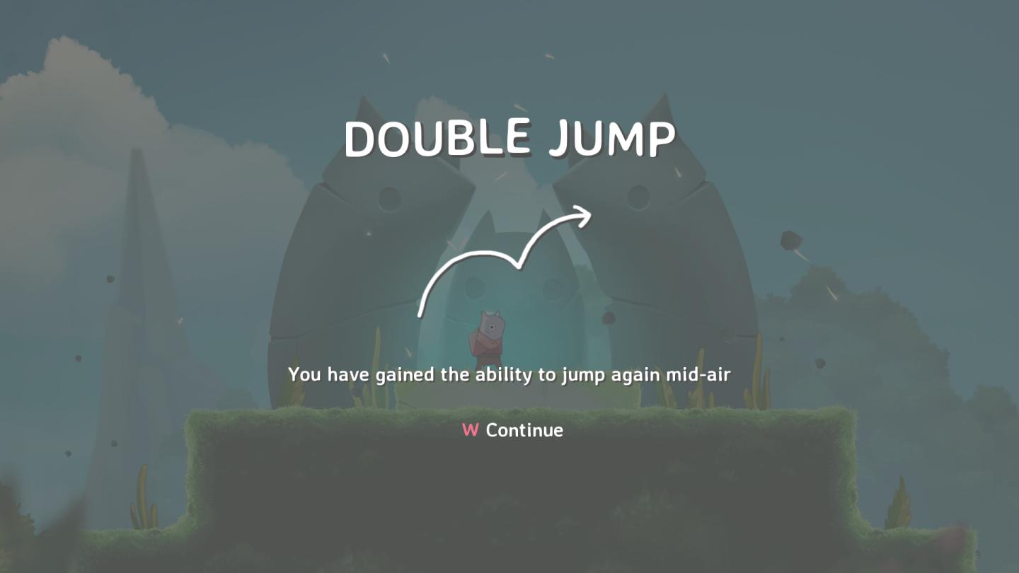 double jump from Islets UI screenshot (English)